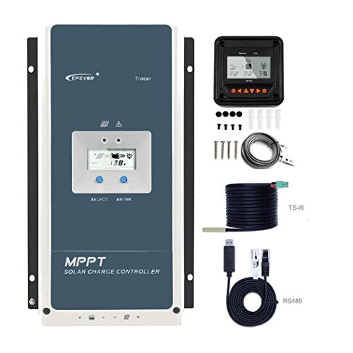 EPEVER MPPT Charge Controller 80 amp - 12V/24V/36V/48V Auto, Negative